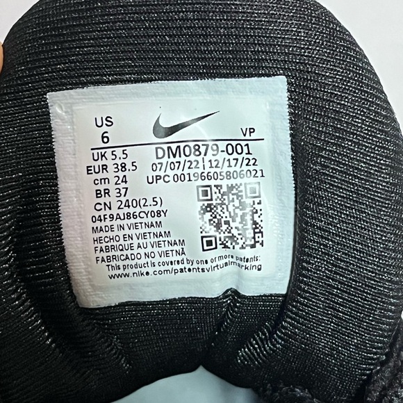 Nike NOCTA Glide Black and White Men's Size 6 - Picture 10 of 10